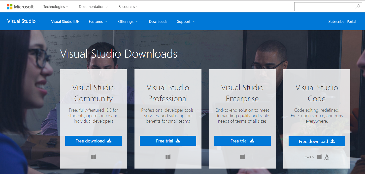 Download visual studio enterprise 2017
